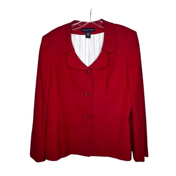 Vintage Jackets & Blazers - Vintage Preston & York Silk Blend Suit Jacket